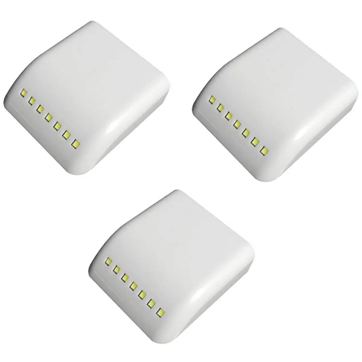 cheap SHGO Cabinet Light Universal 7 LED Inner LED Sensor Light for Kitchen Bedroom Cabinet Cupboard Wardrobe 3pcs