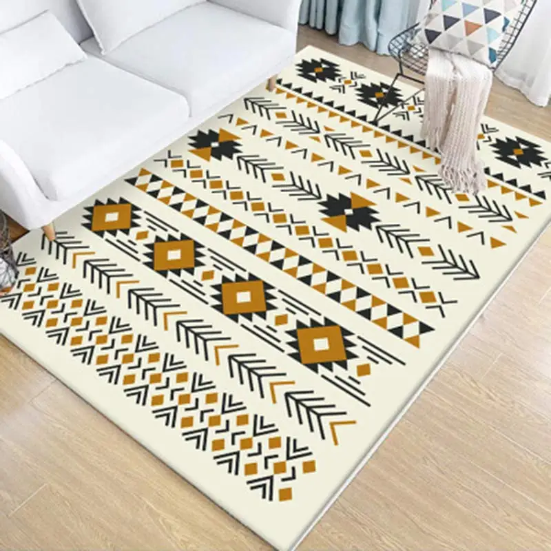 Megayouput простой геометрический ковер для дома абстрактный 80*160 см/120*160 см/140*200 см/160*230 см/200*300 см нескользящий коврик