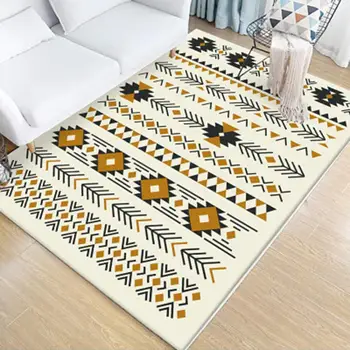 

Megayouput Simplicity Geometry Carpet For Home Abstract 80*160cm/120*160cm/140*200cm/160*230cm/200*300cm Non-slip Floot Mat