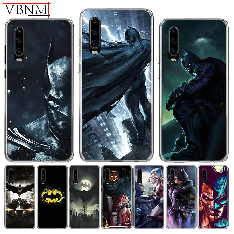 Бэтмен DC рисунком специальные силиконовые TPU чехол для Huawei Mate 10 20 Pro Lite 20X S RS Y6 Y7 Y9