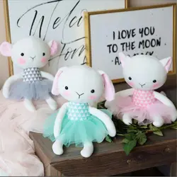 Милый мультфильм маленький кролик кот овечья плюшевая игрушка чучело Плюшевые игрушки куклы утешительная кукла детей подарок для девочек
