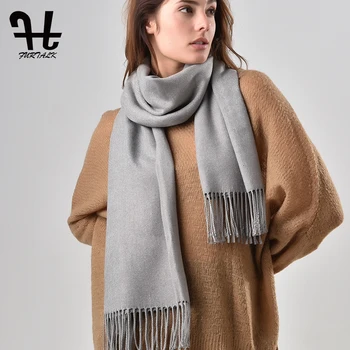 

FURTALK Winter Cashmere Scarf for Women Long 70*200cm Cashmere Wool Poncho Shawl Female Luxury Brand pashmina Muslim Hijab Scarf