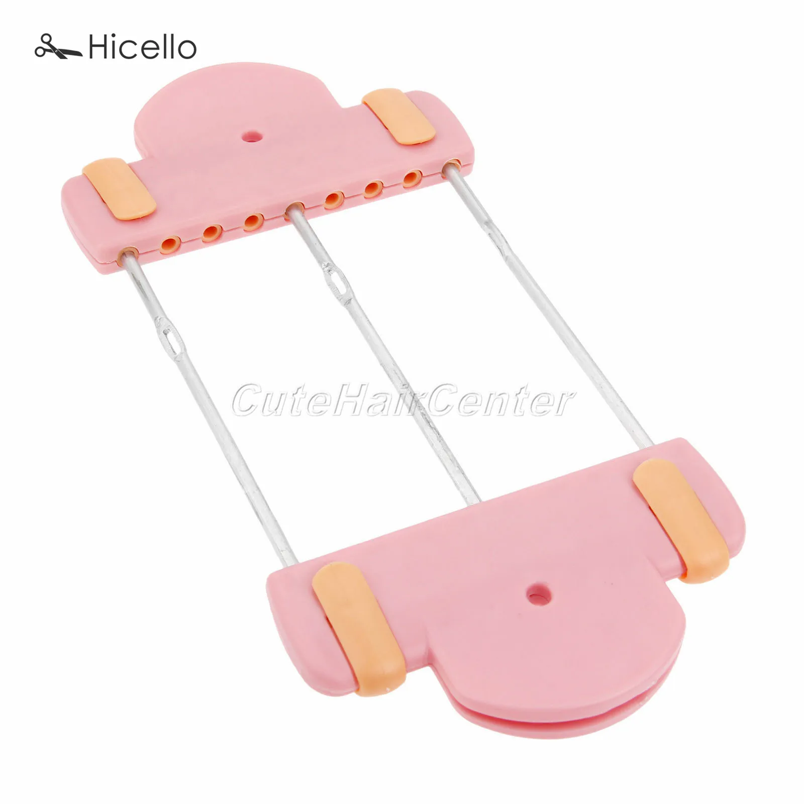

1set Flower Knitting Loom with 3 pcs rods plastic Handy knitting tool for bow scarve tassel pink Hicello high quality