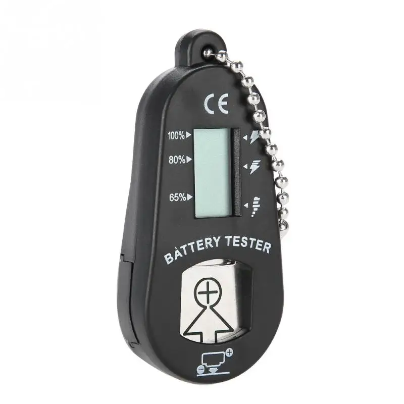 Portable Digital Hearing Aid Battery Tester LCD Display Button Battery