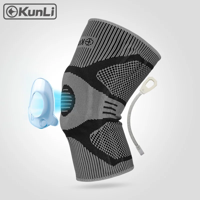 

KUNLI Elastic Knee Support Bracket Kneecap Adjustable Patella Knee Pads Basketball Safety Shoulder Strap Protective Tape 1pcs