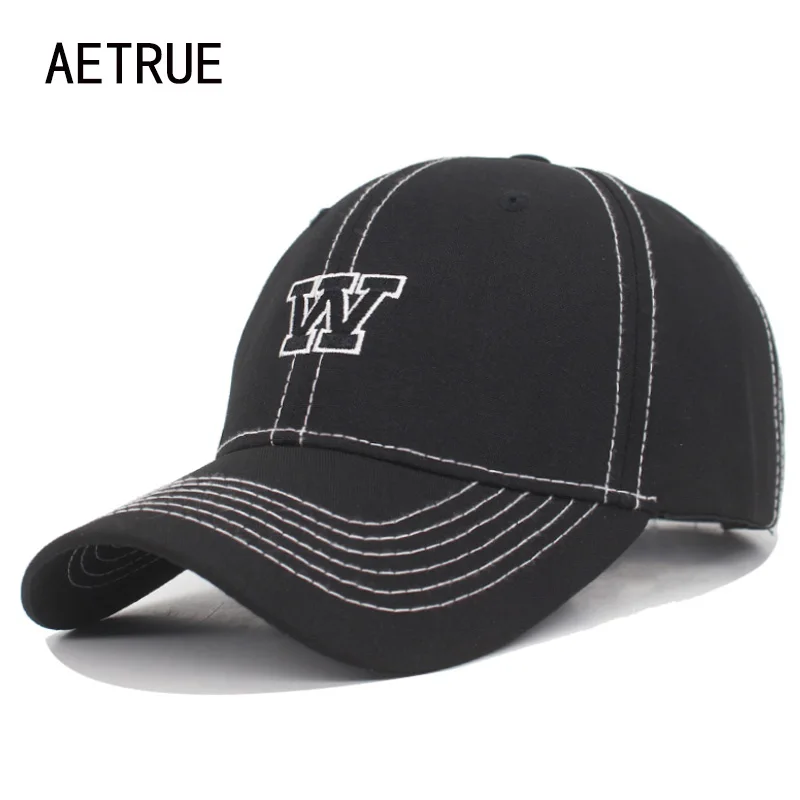 

AETRUE Baseball Cap Men Snapback Caps Bone Women Hats For Men Casquette Gorras Letter W Casual Trucker Male Dad Baseball Hat Cap