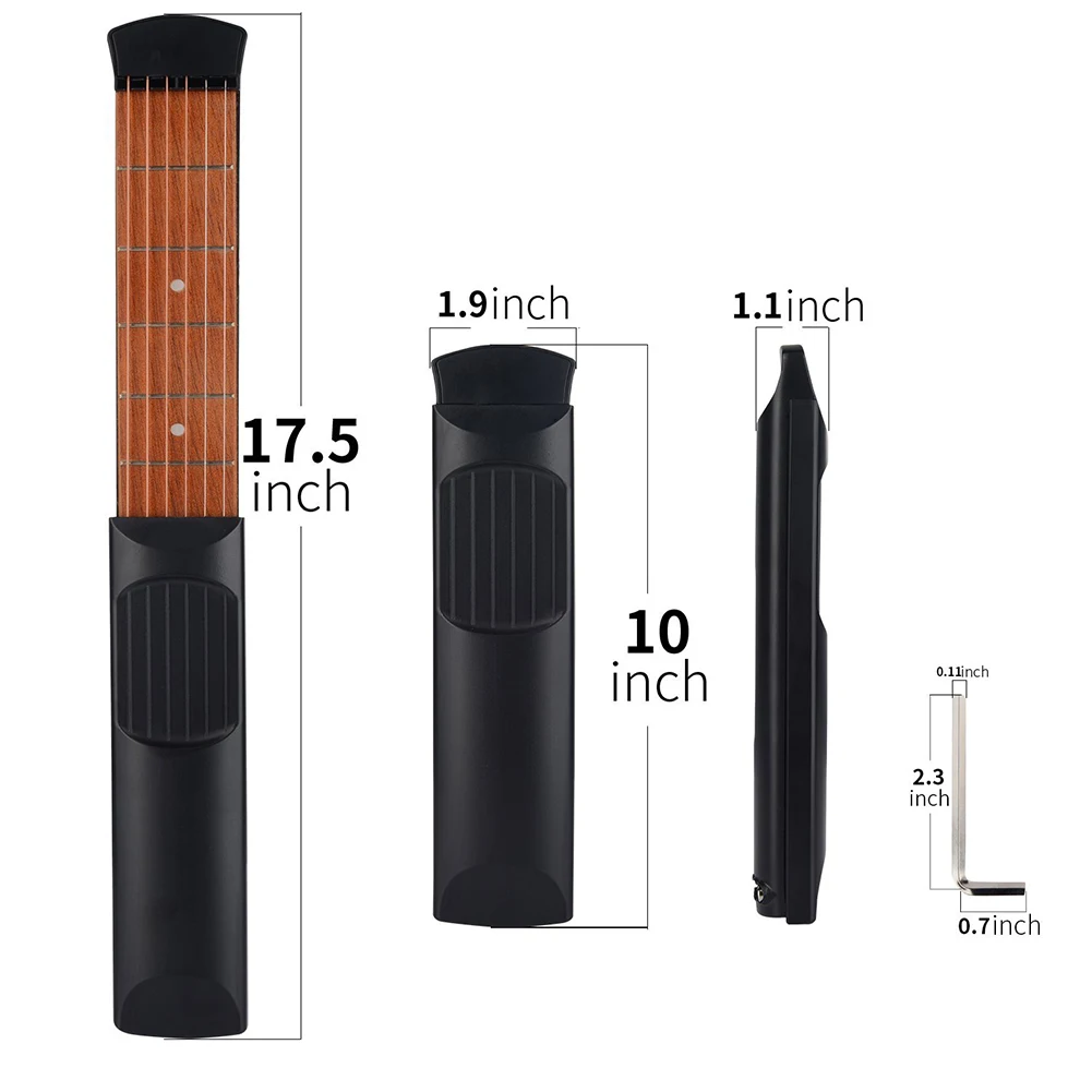 

Guitar Practice Tool Chord Trainer Portable Finger Exercise Accessories Gadget for Beginner YA88