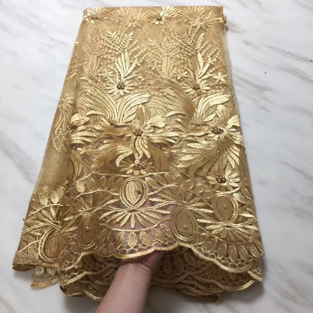 2019 новейшая нигерийская кружевная ткань высокого качества африканская для
