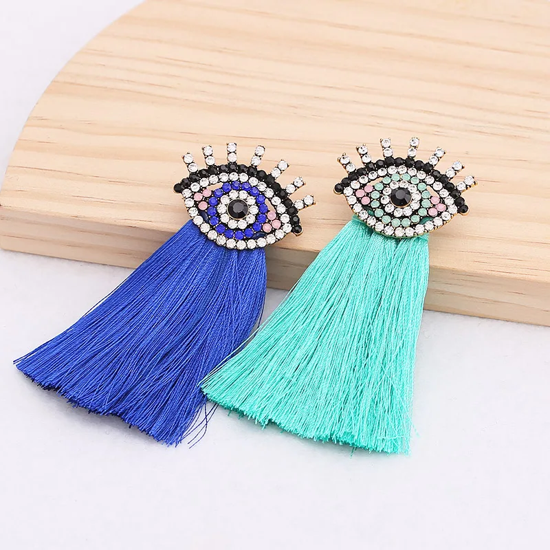 Earrings for women  NEW HOT Women's fashion earrings New arrival brand crystal tassel beads flower EARRINGS for women party gift fashion