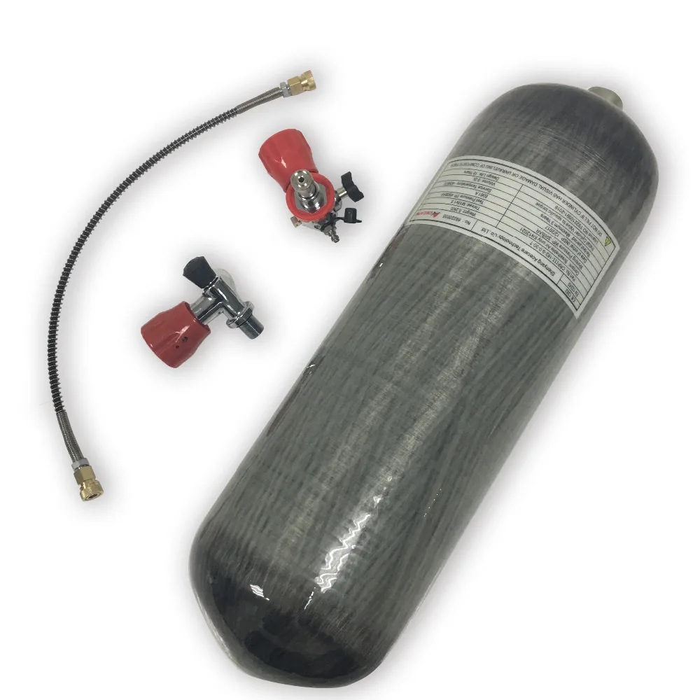 AC309101 9L CE 4500Psi подводное плавание для Pcp Paitnball углеродное волокно стандартный