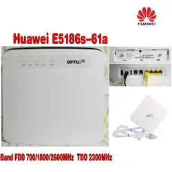 Huawei e5186s-61a LTE FDD 700/1800/2600 мГц tdd2300mhz cat6 300 Мбит/с Мобильный маршрутизатор + 4 г Телевизионные антенны + Бесплатный подарок