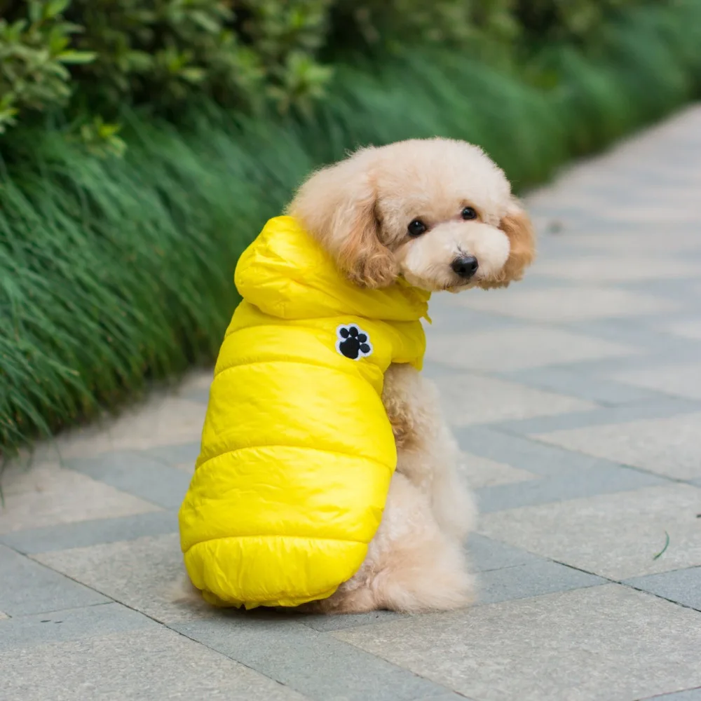 Free Shipping Warm Winter Dog Clothes Fleece Winter Overalls Outfit