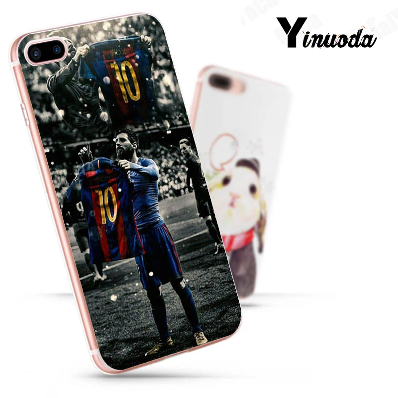 Yinuoda Lionel Messi Уникальный дизайн новейший модный чехол для телефона для iPhone 8 7 6 6S Plus X 10 5 5S SE XR XS MAX - Цвет: 4