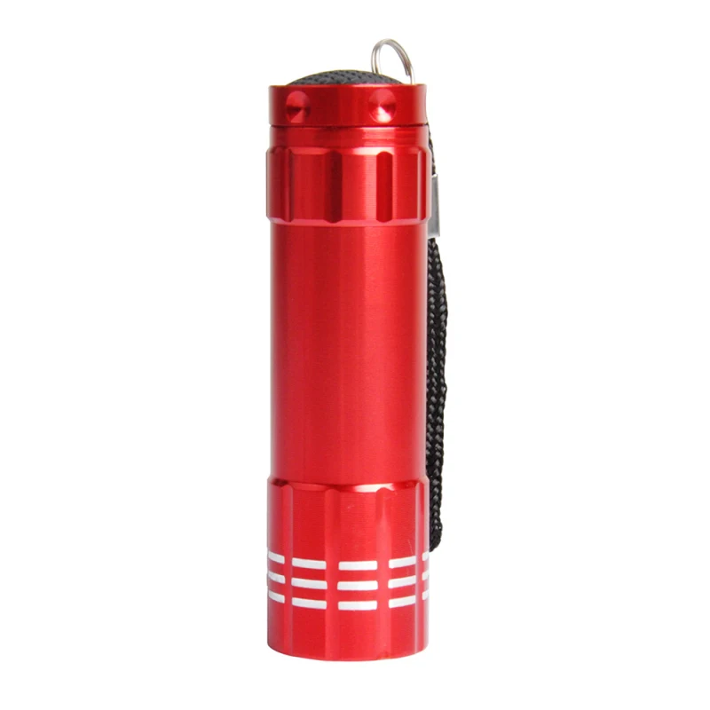 Портативная Светодиодная лампа лак для ногтей для УФ-лампы Сушилка для ногтей мини фонарик для ногтей инструменты для маникюра 8 цветов на выбор - Цвет: Красный