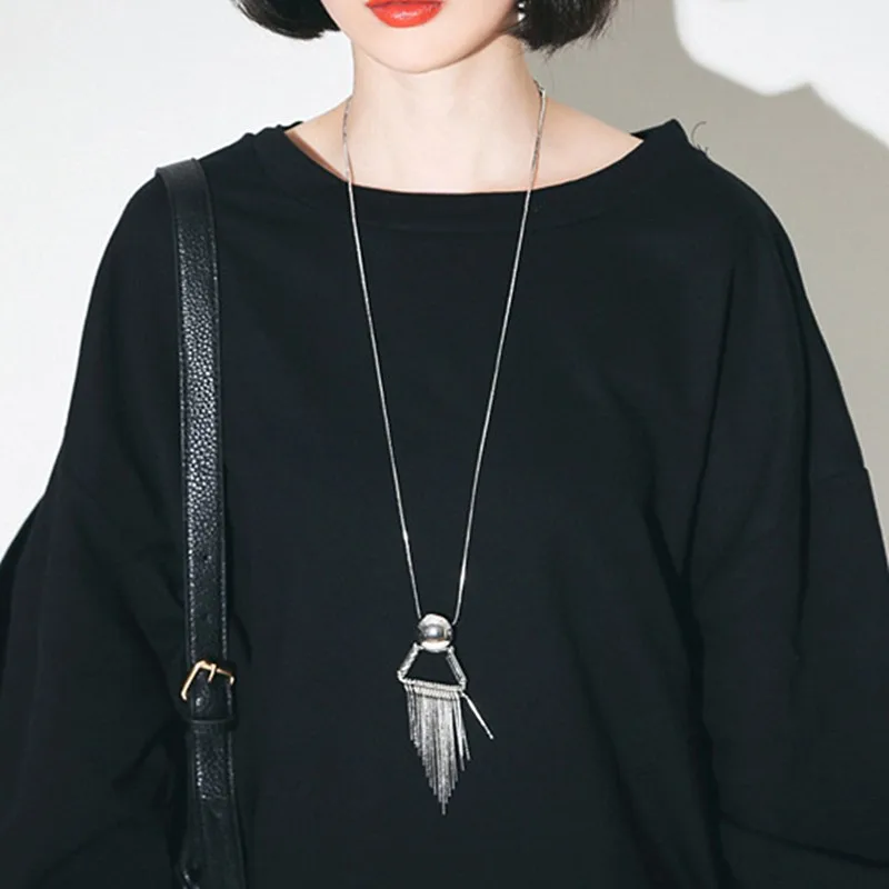 N166 длинные подвески ожерелья для женщин Гипербола свитер ожерелье Модные ювелирные изделия американский и Европейский стиль Bijoux Новинка