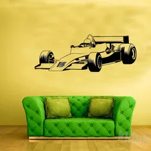 Wall Stickers F1 Racing Car Driver Creative Game Home Interior Bedroom Flat Wall Backdrop Club Decorative Vinyl Wall Decals