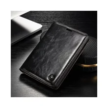 CASEME for BlackBerry Passport Q30 Oil Wax Leather Flip Case for BlackBerry Passport Q30 Leather Bag Cover