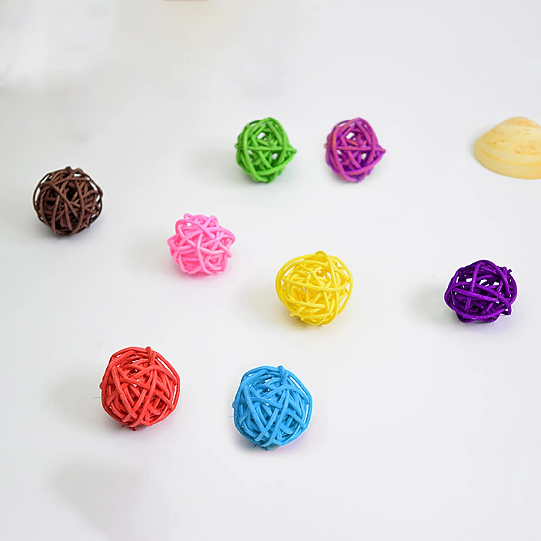 3/10cm 10 Colors Sepak Takraw Wedding Decorative Rattan Ball Christmas Pendant Baby Shower Kids Birthday Home Table Decoration 3/10cm 10 Colors Sepak Takraw Wedding Decorative Rattan Ball Christmas Pendant Baby Shower Kids Birthday Home Table Decoration