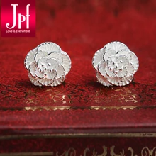 Сспм цветок серьги 925 чистого серебро ювелирные изделия серьгу женское ювелирные изделия серьги seiko