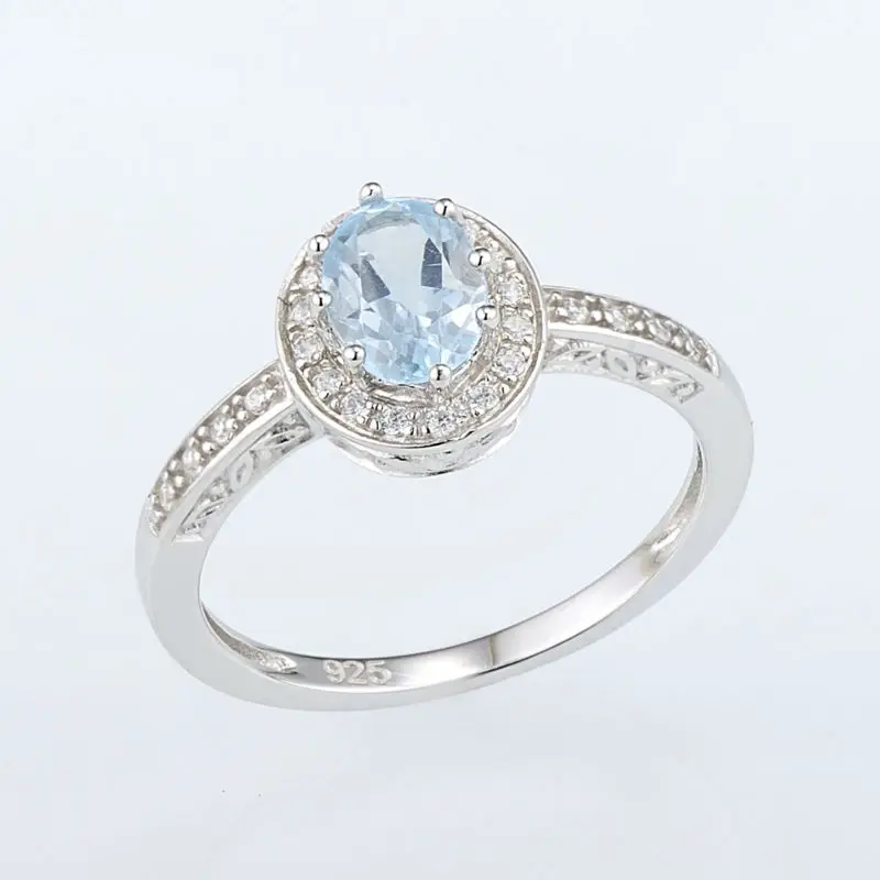 R301119BKZSL925-Silver Ring-