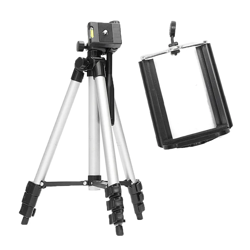 Universal Portable Tripod 4 Sections Tripod Phone Holder Camera Holder font b Smartphone b font For