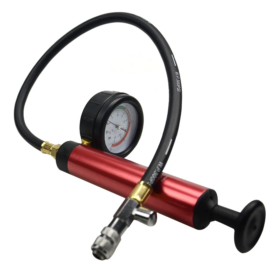 SC 02 Automotive Water Tank Leak Detector Pressure Gauge Test Table