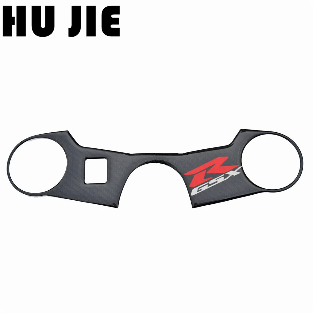

Carbon Fiber Decal Sticker Pad Triple Tree Top Clamp Upper Front Protector For Suzuki GSXR1000 GSXR 1000 2005-2006 K5