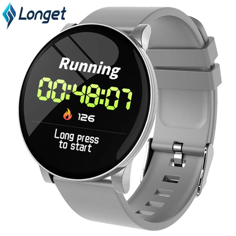 

Longet W8 Smart Watches Weather Forecast Heart Rate Monitor Waterproof IP67 Music Control Fitness Watch Sport for iPhone xiaomi