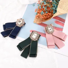 Перламутровый акриловый кристалл Поддельный Воротник Мода галстук-бабочка Papillon Homme Nep Kraagje блузка Ткань галстук-бабочка для женщин