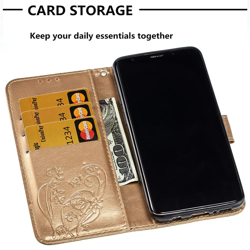 

Simple Solid Color Cases For Samsung Galaxy S9 S8 A8 Plus 2018 S7 S6 Edge S5 S4 S3 Mini Luxury Business Retro Wallet Cover E03Z