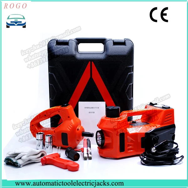 Prix pour Expédition rapide 3 fonctions électrique hydraulique jack clé à chocs et air compresseur avec grand LED lumière Prix pour Expédition rapide 3 fonctions électrique hydraulique jack clé à chocs et air compresseur avec grand LED lumière