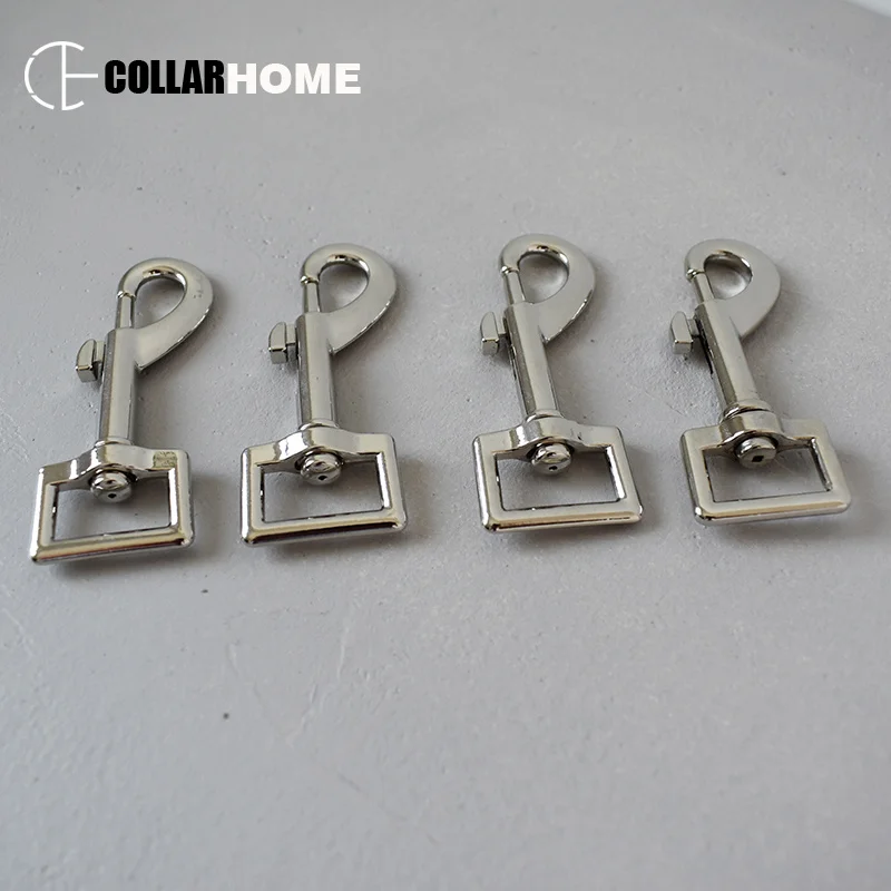 

20pcs swivel lobster clasp hook buckle 20mm hardware 3/4" plated buckle snap hook DIY dog pet leash straps sewing accessories