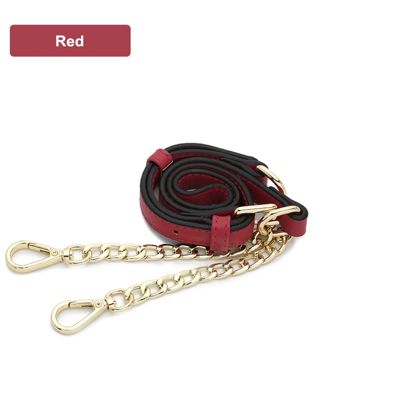 Red LostSoul, модные Наплечные ремни для сумок, сумка-мессенджер, аксессуары, кожаная цепочка, оборудование, роскошная сумка, ремень, аксессуары для замены - Цвет: Red