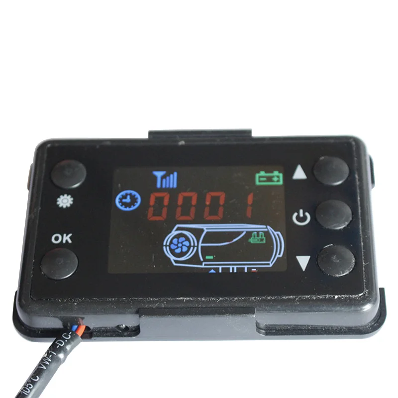 

Newest 12V/24V 3/5KW LCD Monitor Car Parking Heater Switch Universal Heating Device Driver for Car Track Air Heater