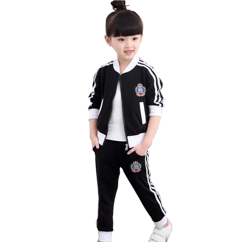 

Autumn Tracksuits For Girls Casual Vetement Fille Hiver Long Sleeve Sports Suit For A boy Children's Clothing New Arrival