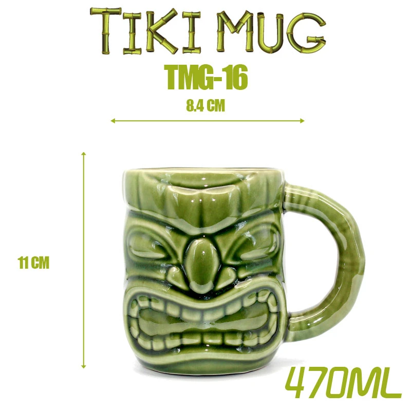 Импортные TikiMug тики Гавайские керамические Коктейльные бокалы для вина оригинальность индивидуальность Mojito Moggi поддержка продукт