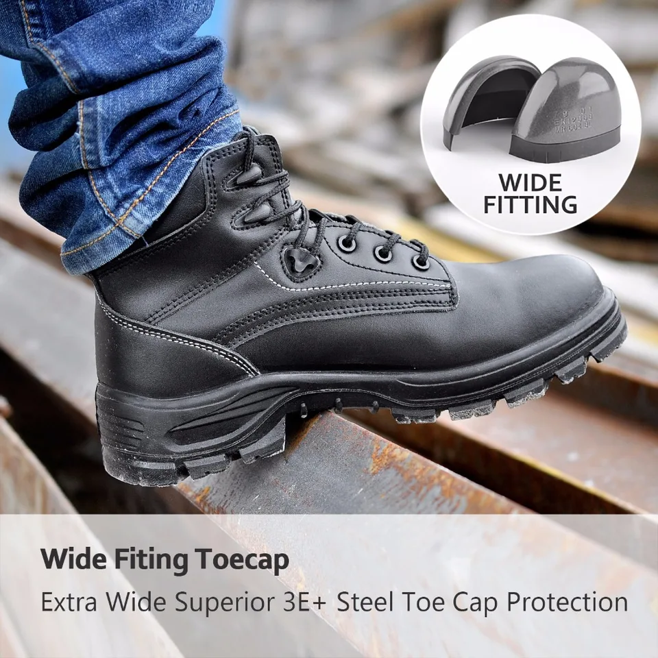 wide fit composite safety boots