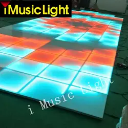 16 шт./лот DMX контроллер, 5050 RGB 3in1 СВЕТОДИОДНЫЙ эффект танцпол, танцевальный клуб этап, СВЕТОДИОДНЫЙ танцпол для продажи