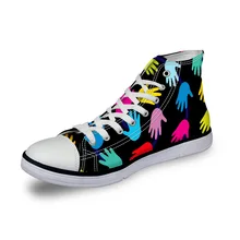 Бесшумные дизайнерские женские кроссовки; повседневная черная клетчатая обувь с 3d принтом; винтажные туфли из парусины вулканизованные туфли; высокая обувь флэтс; обувь для девочек