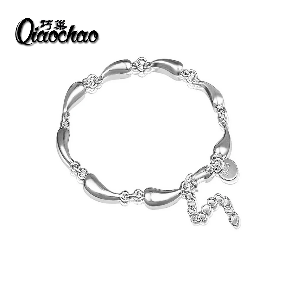 S30 silver bracelet fashion jewelry Water Drop Bracelet Armband/pulsera CYPRIS 925 | Украшения и аксессуары