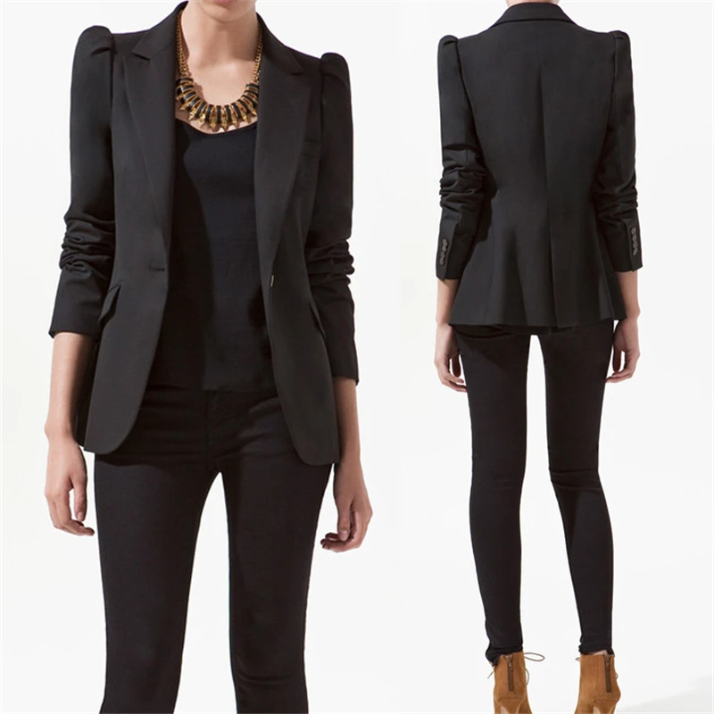 zwarte dames blazer