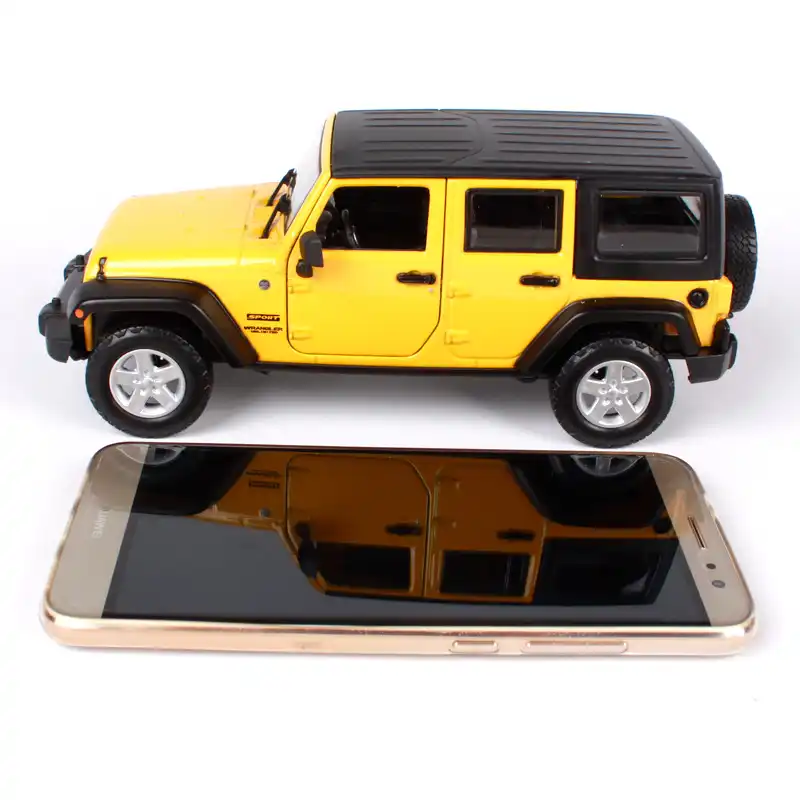 yellow toy jeep