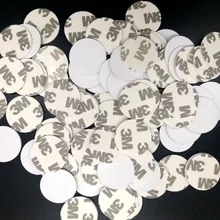 10 шт./лот) TK4100(EM4100) RFID 125 кГц 3M наклейки монеты с фокусным расстоянием 25 мм смарт-теги доступ только для чтения Управление карты