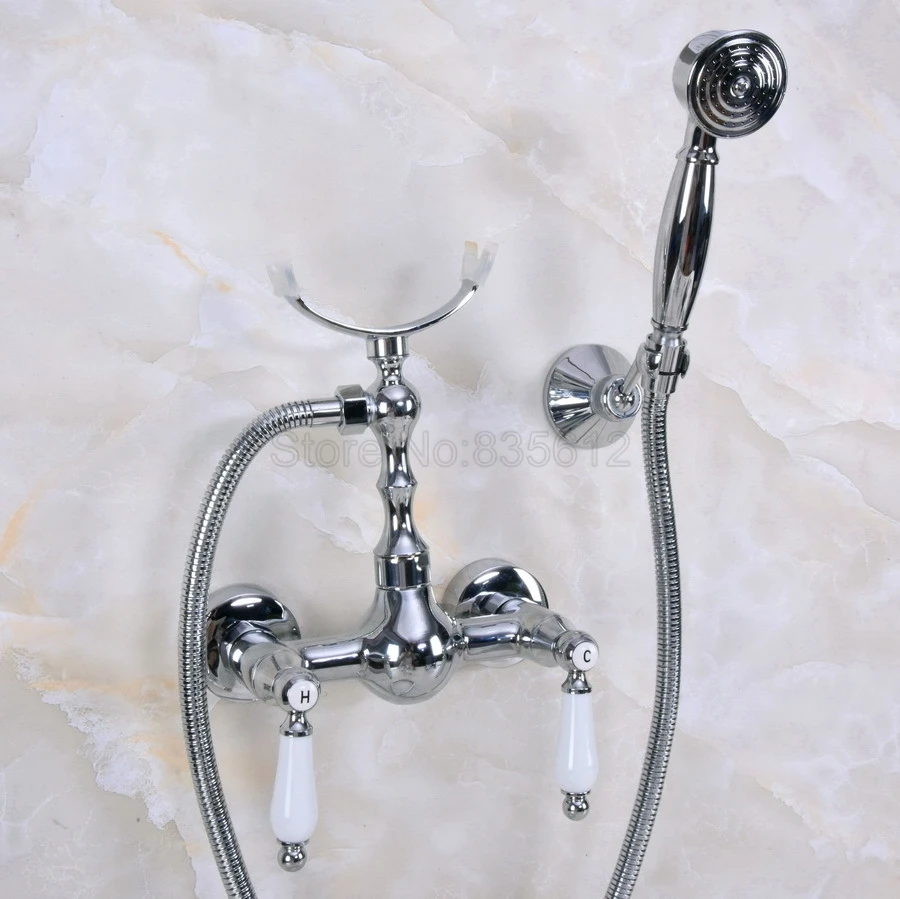 Polished Chrome faucets bathroom bathtub mixer tap faucet with