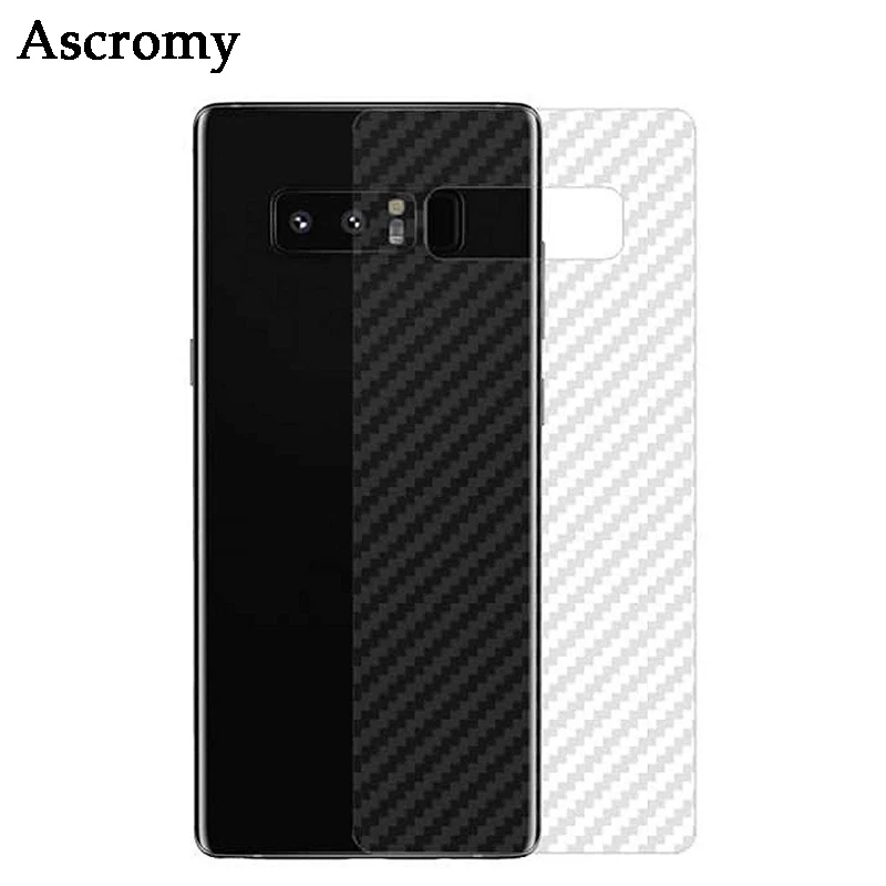 

10PCS Ascromy Carbon Fiber Back Film Protective Screen Protector For Samsung Galaxy S9 S8 S7 S6 Edge Plus A5 J5 2017 Accessories