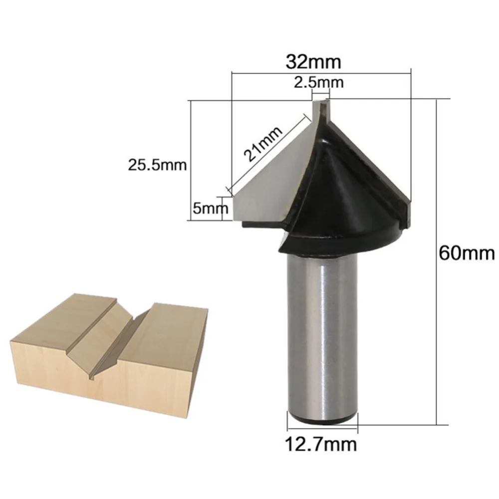 1/2 Shank Woodworking Milling Cutters Travelling Door Router Bit For Wood Boring Machine Cutters Tool HT36