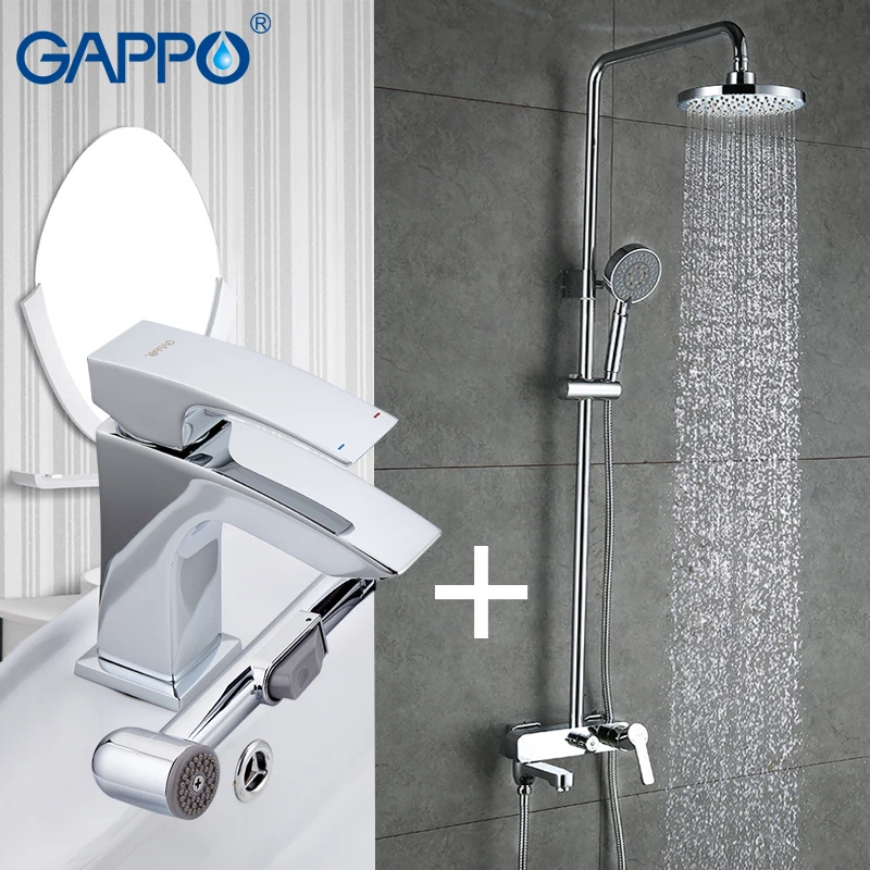

GAPPO Shower Faucets shower mixer tap bathroom faucet mixer basin faucet water sink tap shower system
