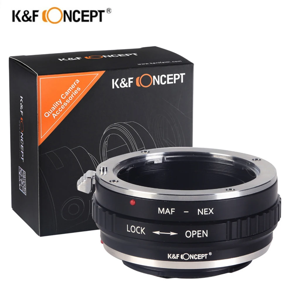 

K&F Concept For Minolta(AF)-NEX Camera Lens Mount Adapter Ring For Minolta AF Lens to Sony NEX E-mount For NEX-3C NEX-5N NEX-6