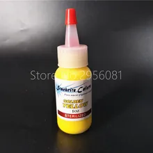 5 шт. золотисто-желтый цвета перманентного макияжа, пигментных чернил татуировки 30 мл/бутылки(1 унц.) краски набор для тела макияж Татуировка