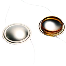 KEFQ50 импортная титановая пленка 19,43 мм медная алюминиевая катушка 19,5 ядро высокоголосовая катушка 8ohm запчасти для ремонта динамика